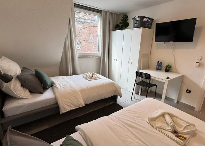 Dutti's - L 2 L 4 Beds L Tv L Wifi L Kitchen L Parking L Autobahn Daire Duisburg